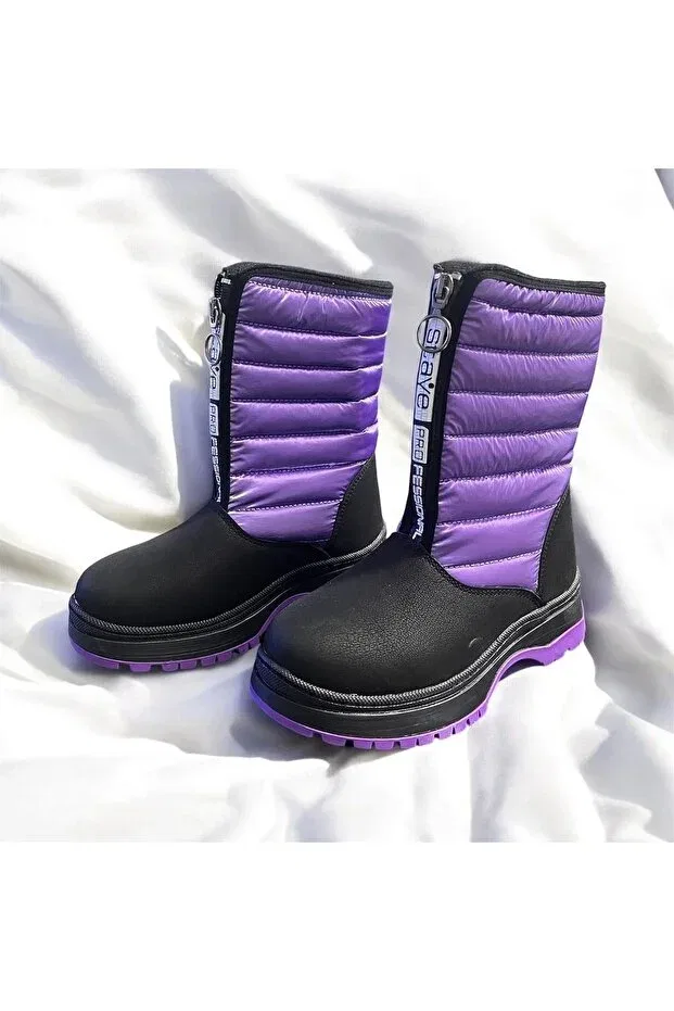 Детские снежные ботинки для девочек водонепроницаемые Pinkchıld, Purple