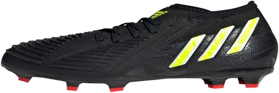 Детские бутсы для игры на твердом грунте Predator Edge.1, Core Black/Solar Yellow/Solar Red