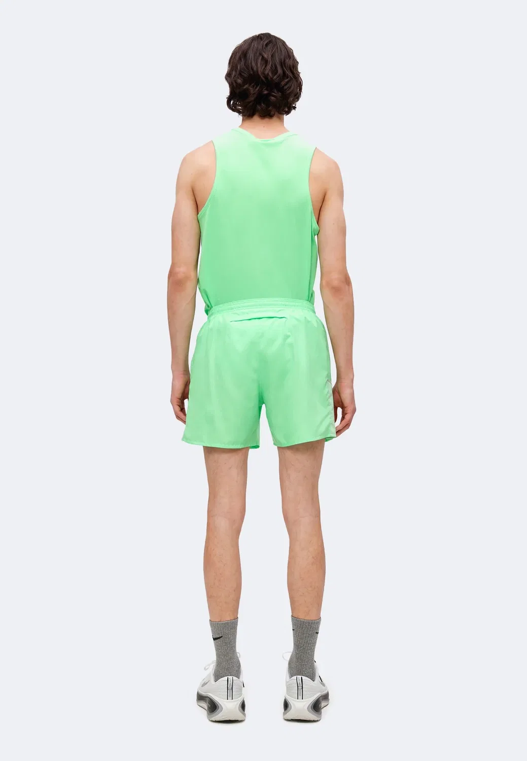 M nk df miler 5bf short - спортивные шорты Nike Performance, Illusion Green/Cucumber Calm — фото 3