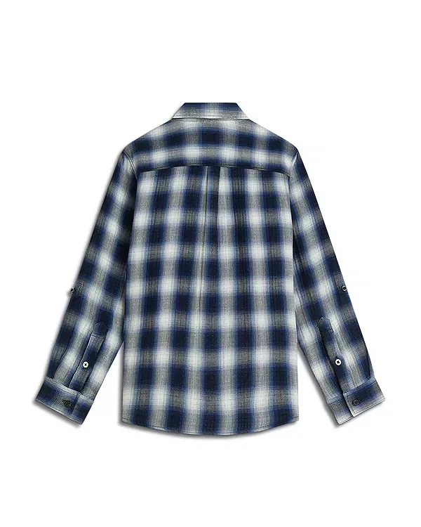 Детская классическая рубашка для мальчиков с длинным рукавом Scotch & Soda, Sky Captain — фото 2