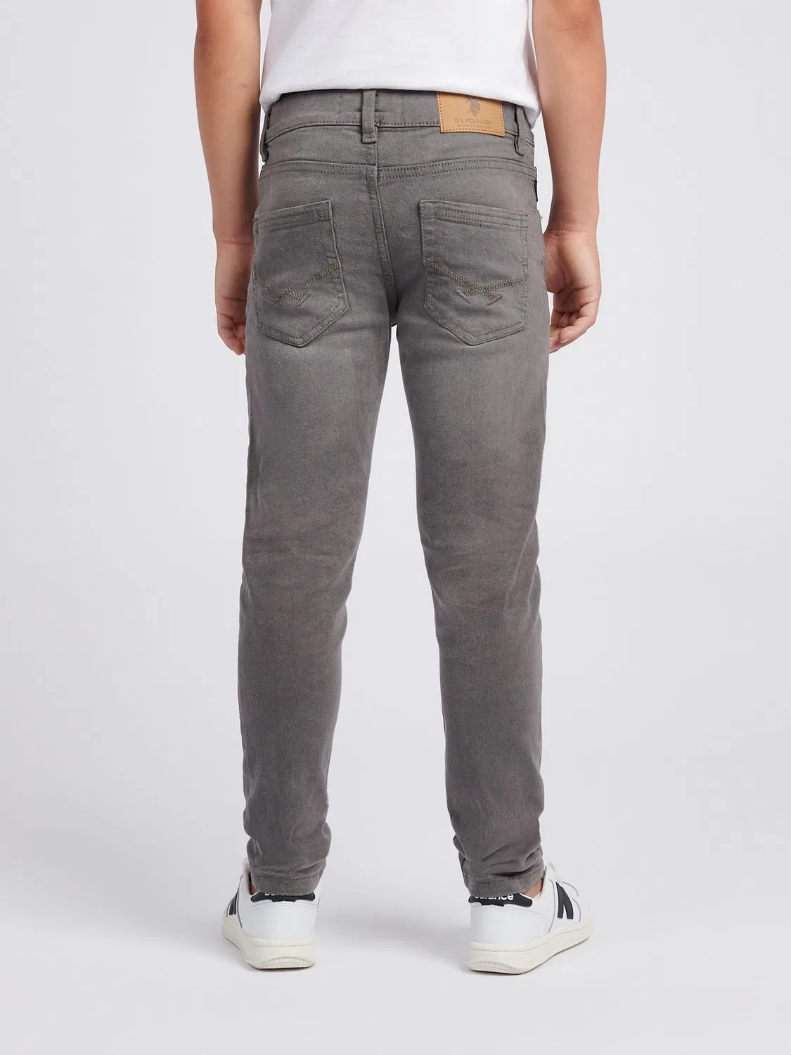 Джинсы классические U.S. Polo Assn. Grey — фото 4