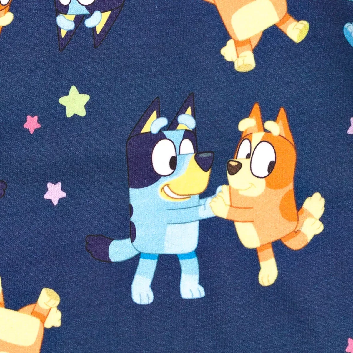 Детский свитшот с принтом Bluey Bingo Bluey, Blue — фото 4