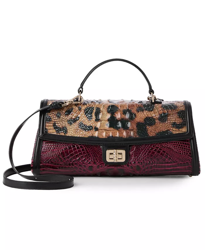 

Сумка Dayan Small Leather Towers Brahmin, красный