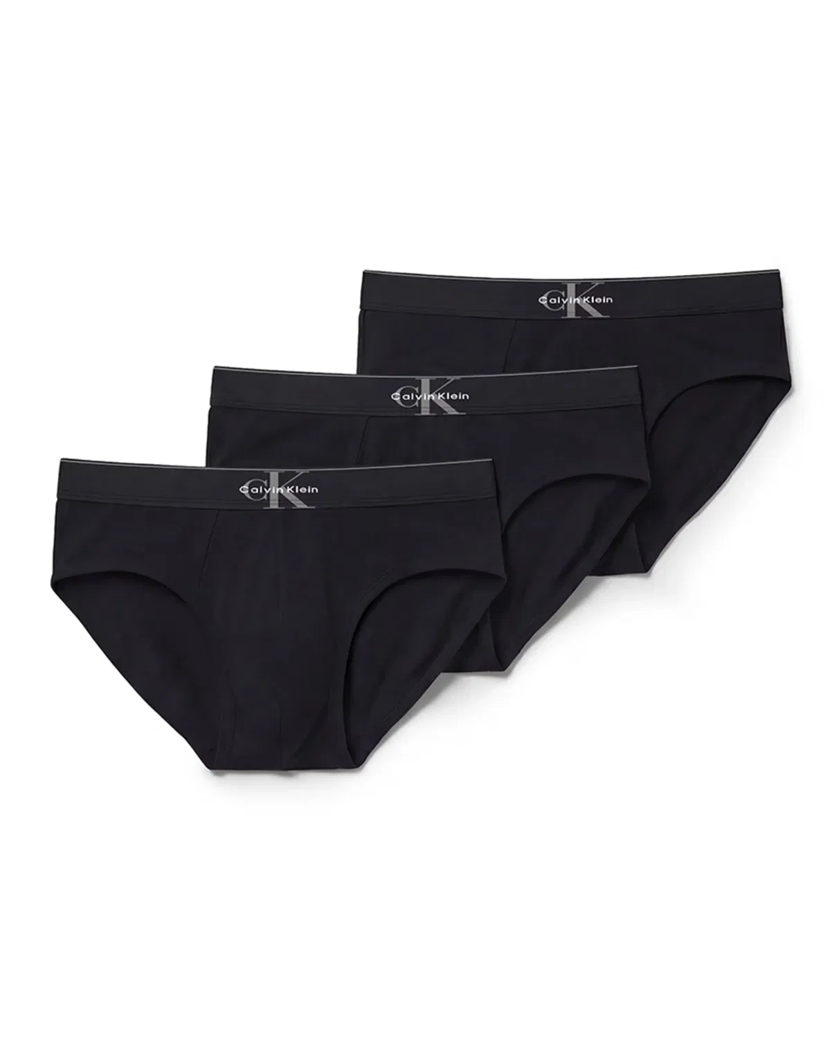 Мужской набор трусов 3 шт с логотипом Calvin Klein, Negro