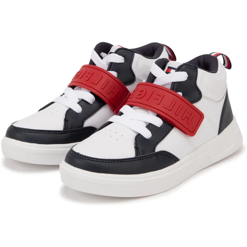 Детские кеды для скейтбординга Tommy Hilfiger, Blue White Multicolor — фото 3