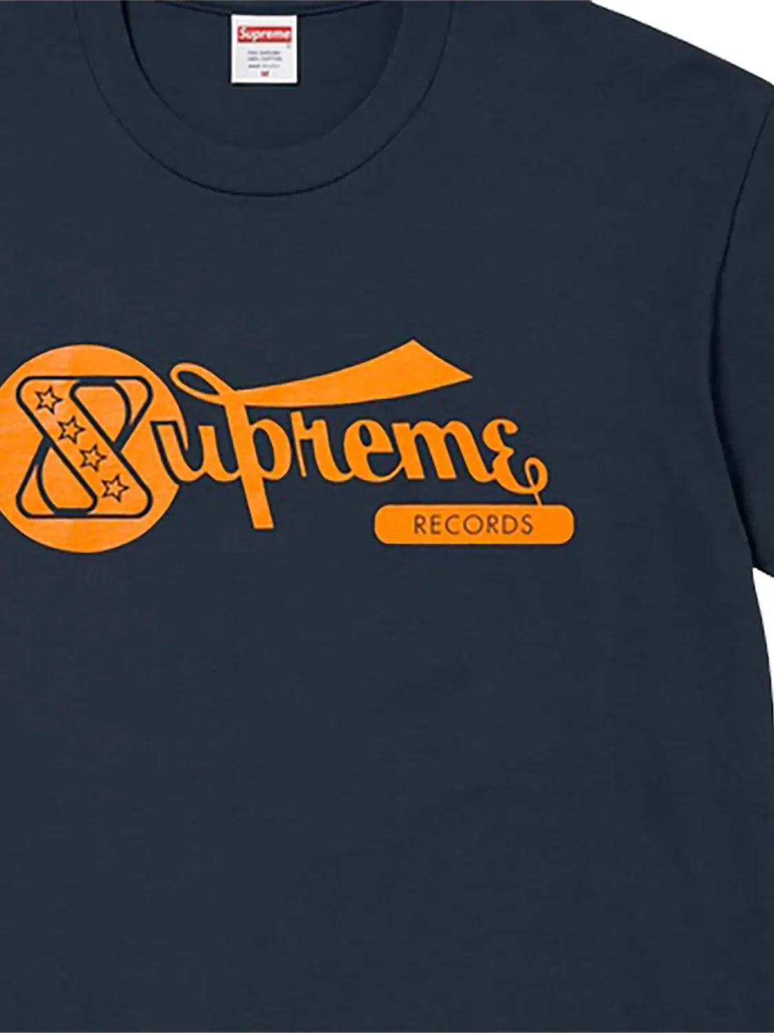 Футболка Records с круглым вырезом Supreme, синий — фото 2