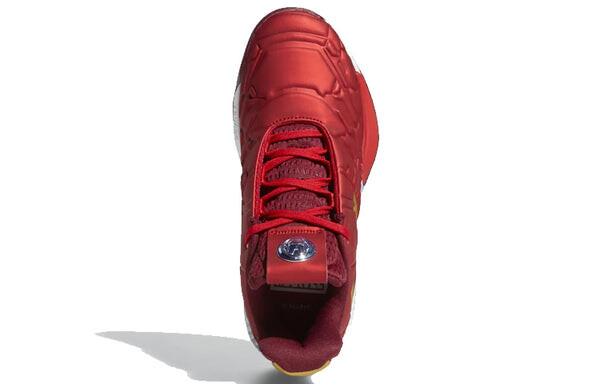 Кроссовки marvel x harden vol. 3 j Adidas, красный — фото 4