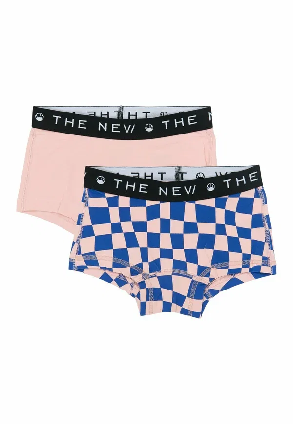 Комплект из 2 трусов с принтом в клетку Hipsters, The New Pink, розовый