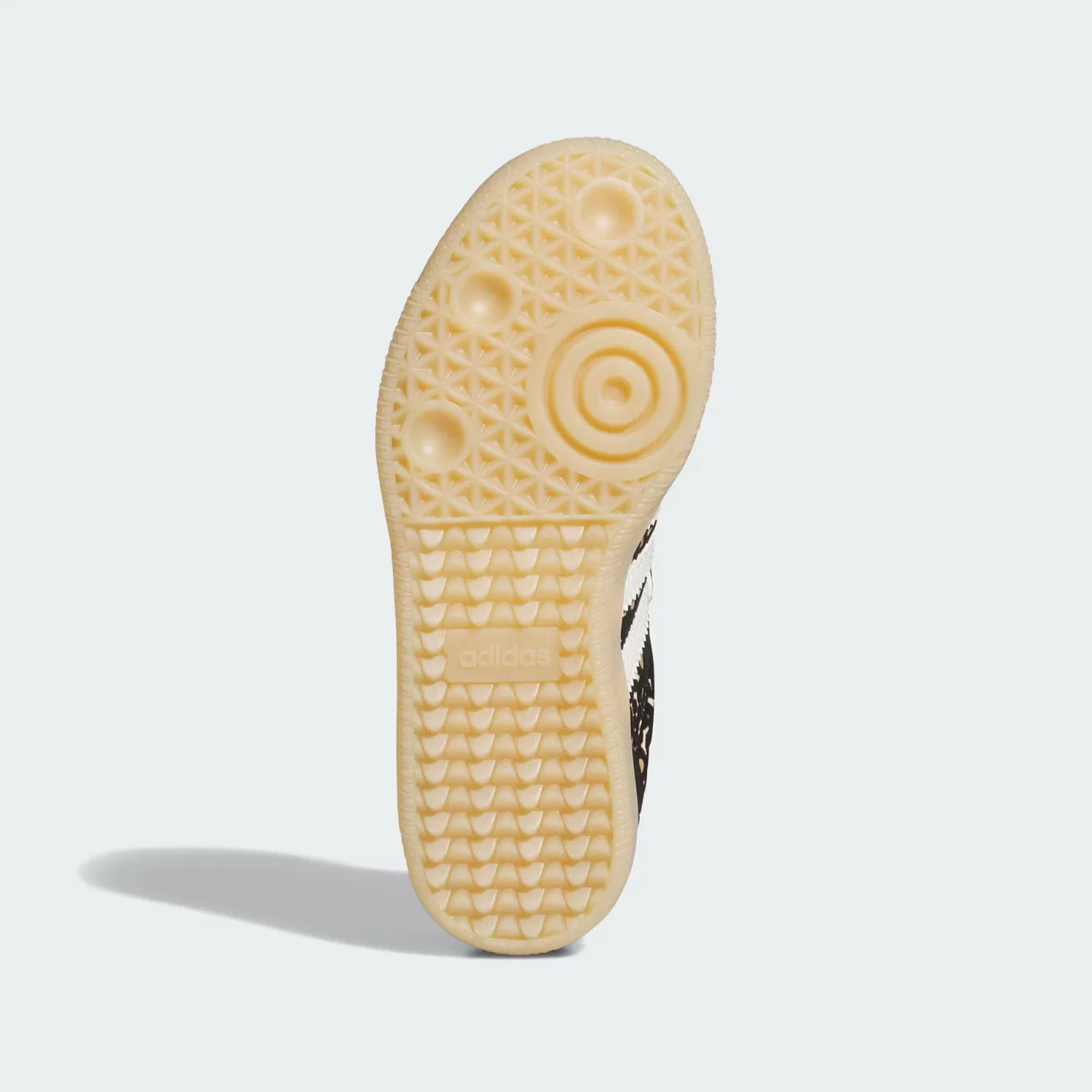 Детские кроссовки с кожаным верхом Samba OG C Adidas Originals, Sand Strata/Ivory/Gum — фото 3