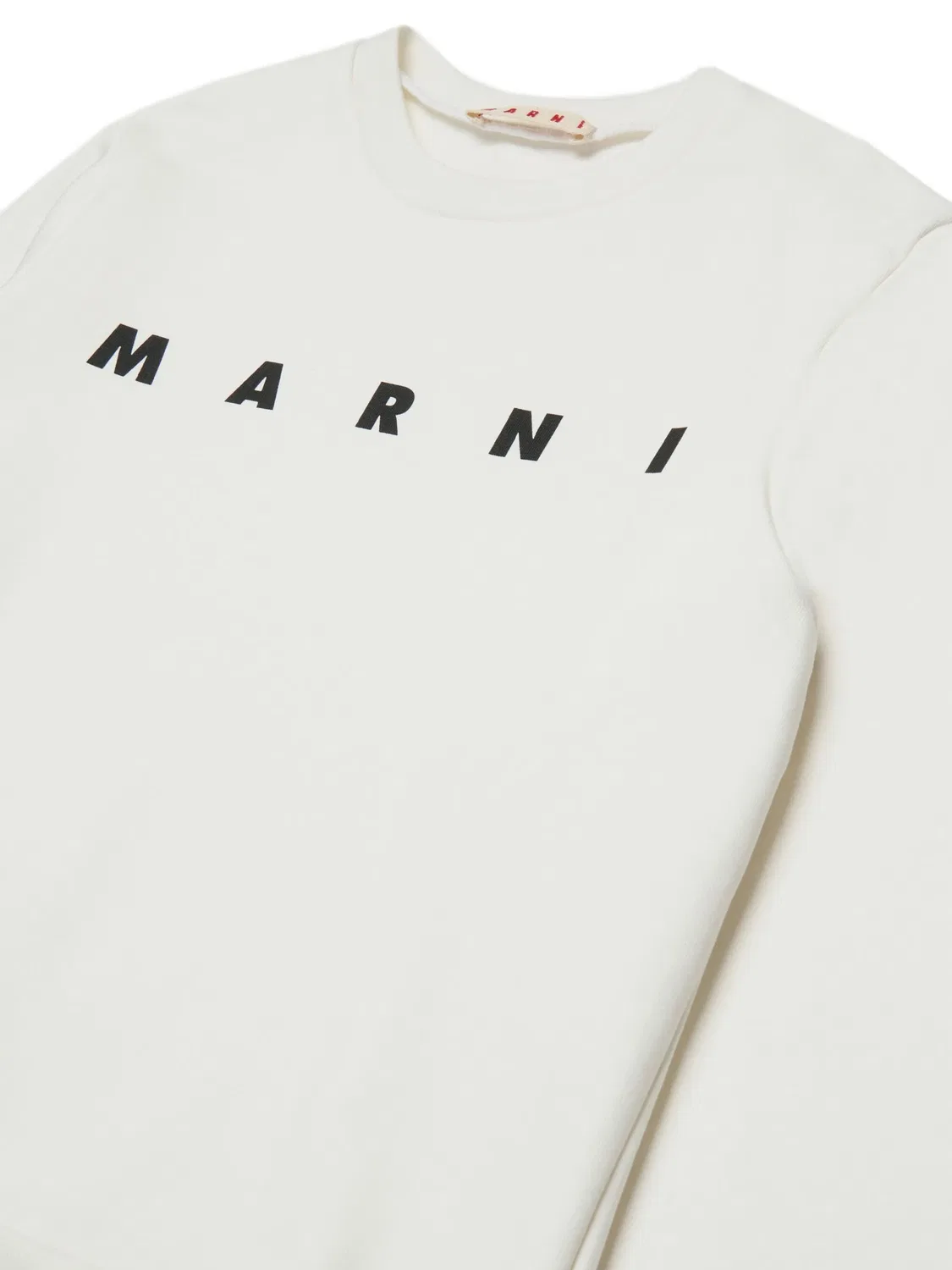 Хлопковый свитшот Marni, белый — фото 2