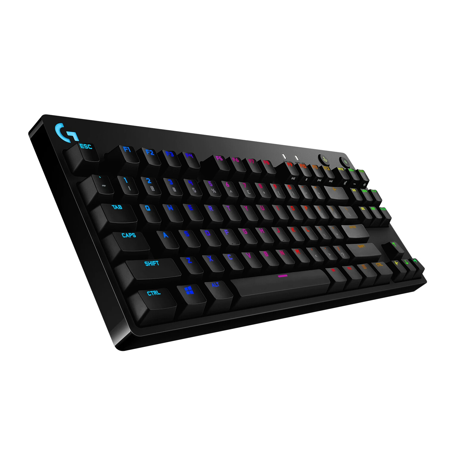 Игровая клавиатура Logitech G PRO, Tactile (GX Blue), черный, английская раскладка — фото 2