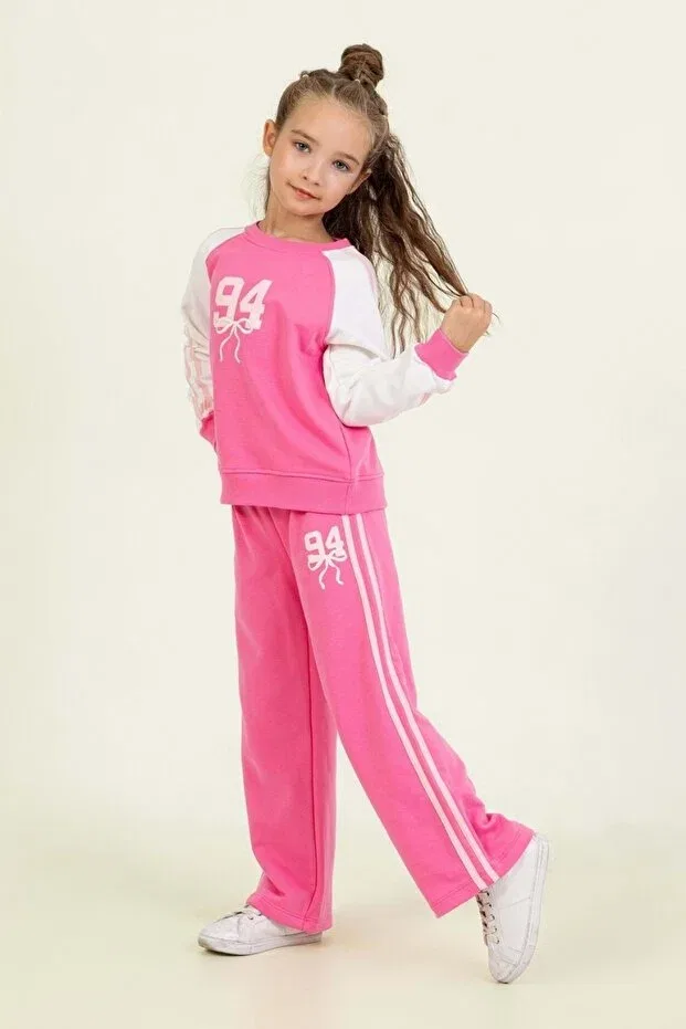 Детский спортивный костюм для девочек с принтом Ww Waka Waka Kids Store, Fuji — фото 3