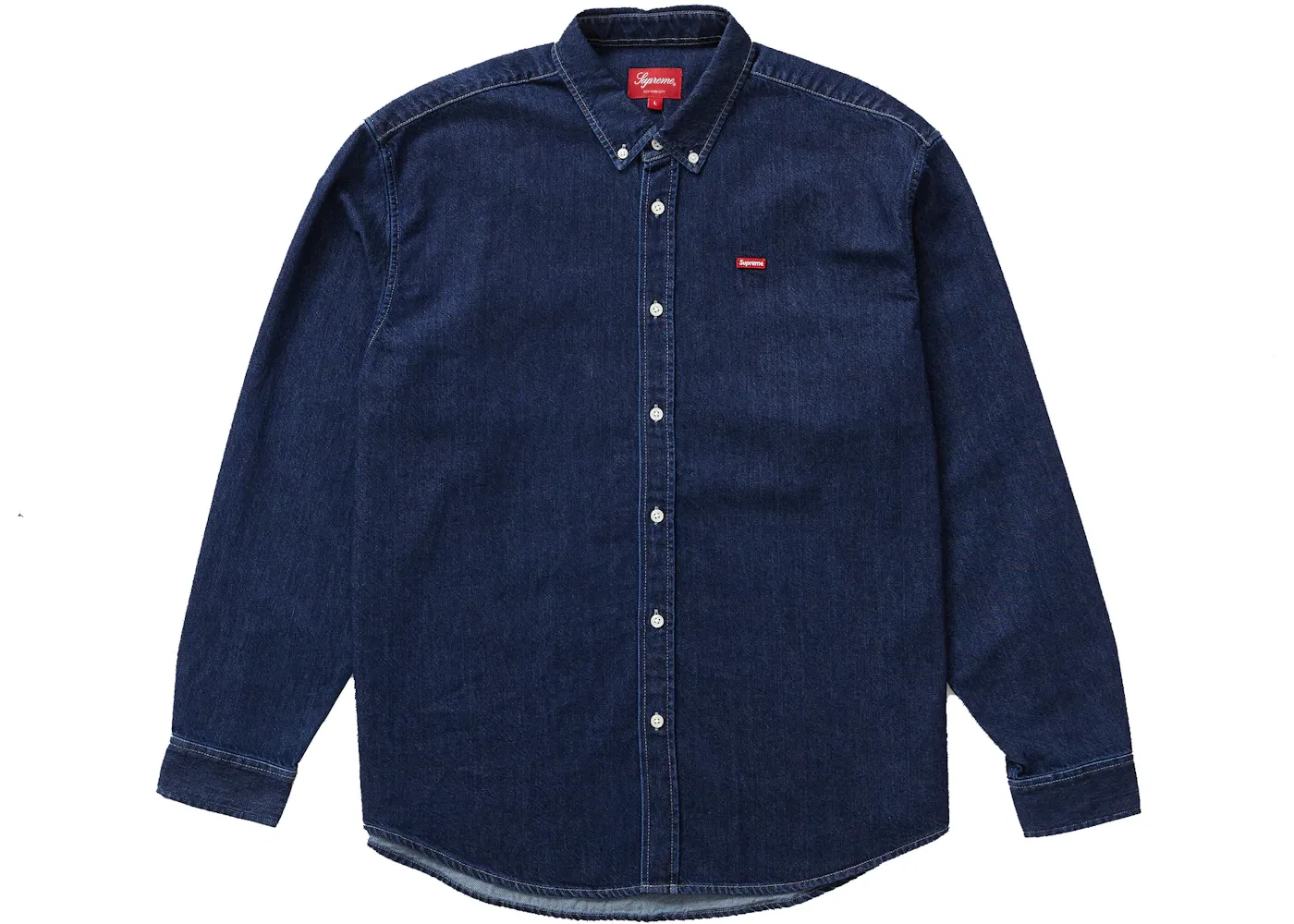 Мужская рубашка джинсовая Shirt (FW22) Supreme, Denim