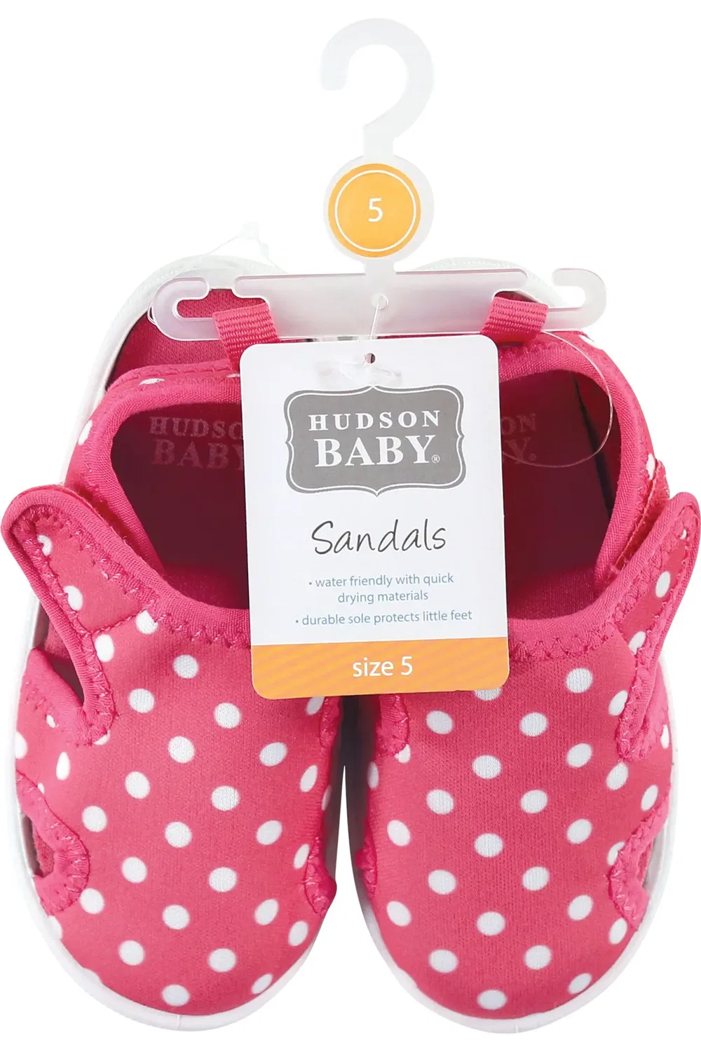 Детские водонепроницаемые туфли Sandal and Water Shoe Hudson Baby, Polka Dot — фото 2