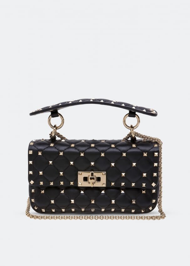 

Сумка VALENTINO GARAVANI Rockstud Spike small shoulder bag, черный