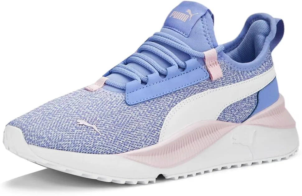 Детские кроссовки для девочек с шнуровкой Pacer Easy Street PUMA, Purple — фото 2