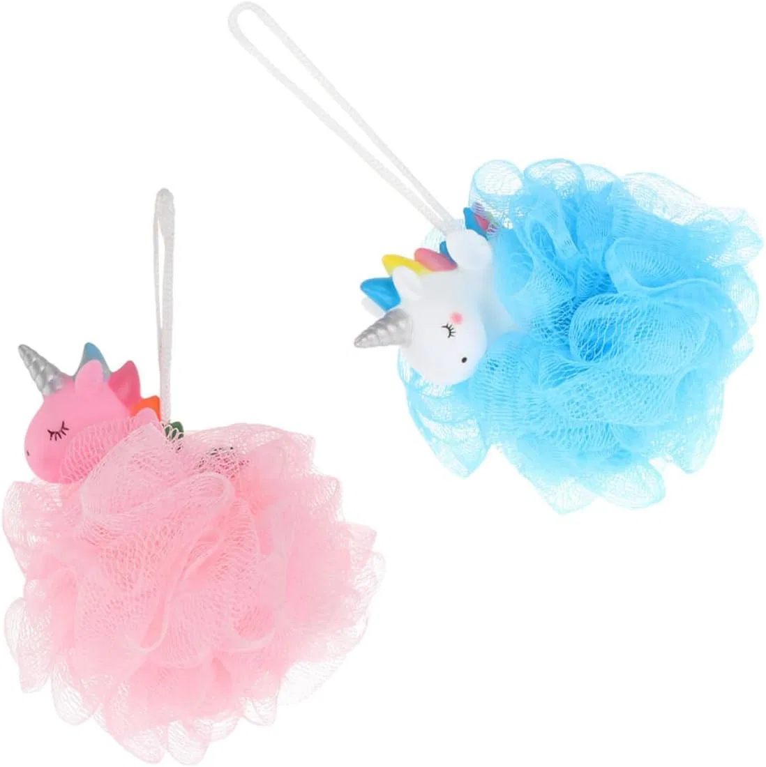 Мочалка для тела Einhorn из PE сети, 2 шт, Amosfun, 14x11x9 см