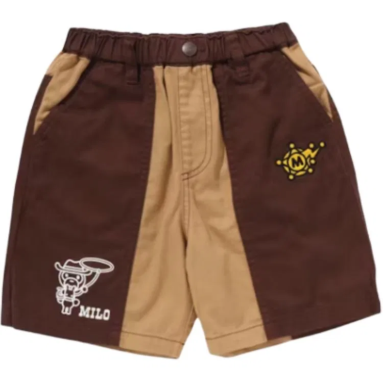 Детские шорты Brown A BATHING APE