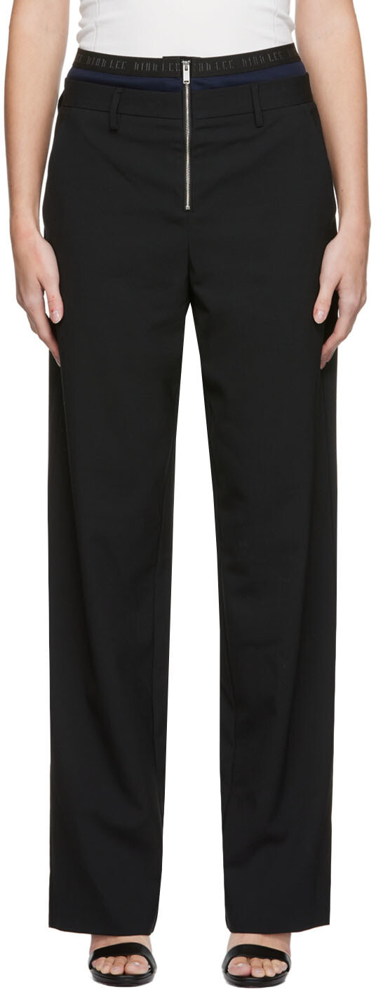

SSENSE EXCLUSIVE Черные многослойные брюки Dion Lee, Черный, SSENSE EXCLUSIVE Черные многослойные брюки Dion Lee