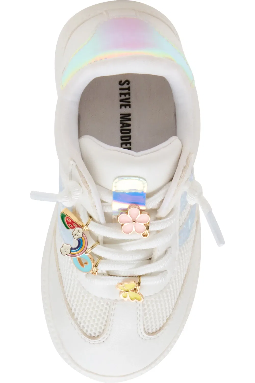 Кроссовки детские на шнурках-эластичных Verdict Steve Madden, Iridescent — фото 4