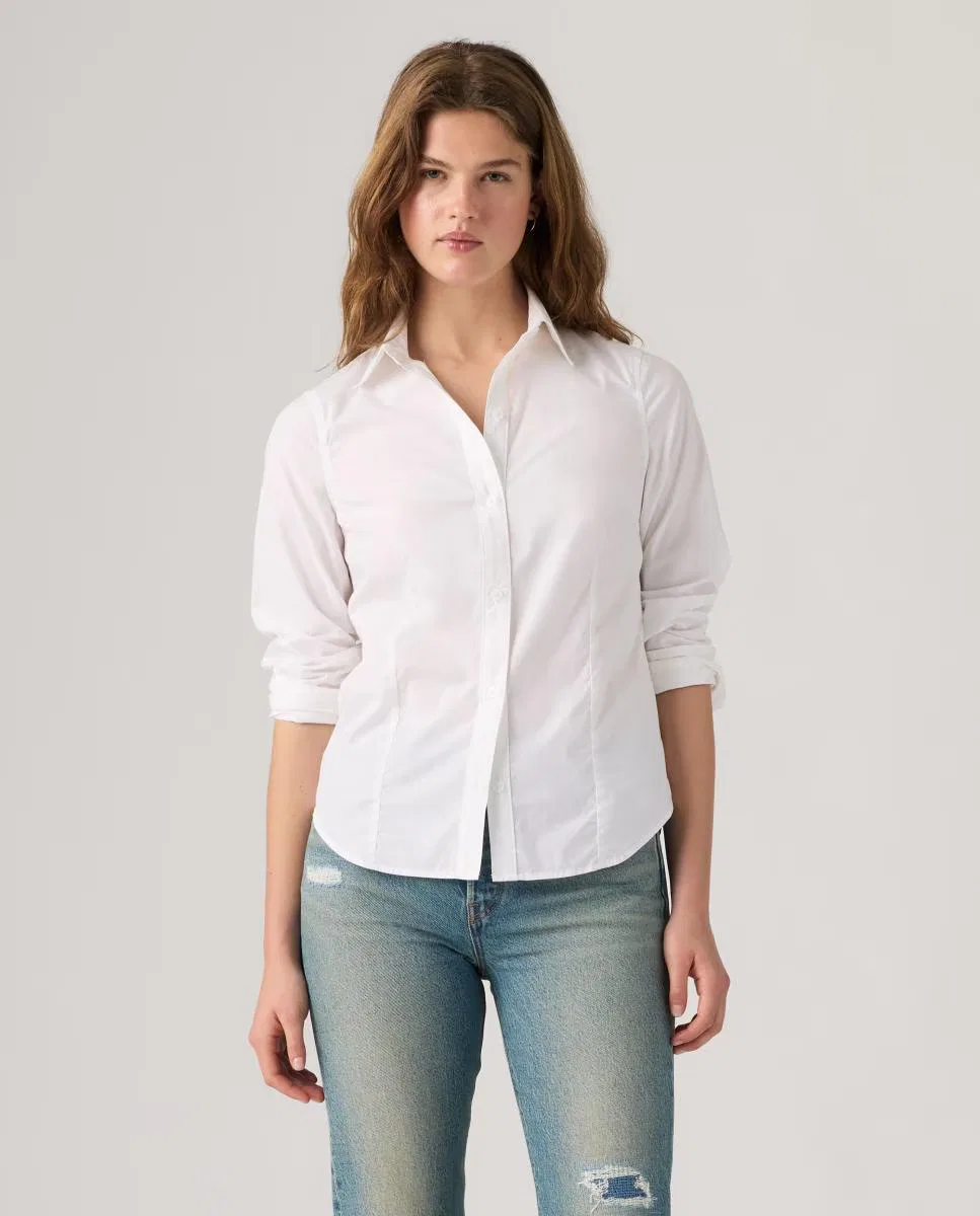 Женская рубашка с длинным рукавом, Levi's, белый