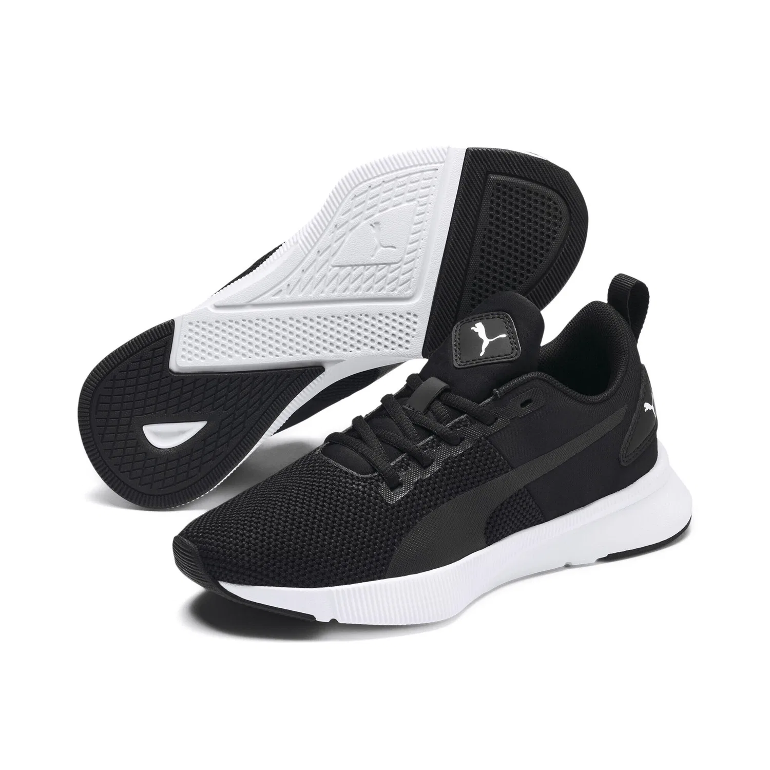 Детские кроссовки с дышащим верхом Flyer Runner Puma, Schwarz Weiss
