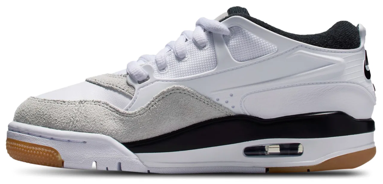 Кроссовки для мальчиков AJ 4 RM Jordan, цвет White/Black/Neutral Grey — фото 2