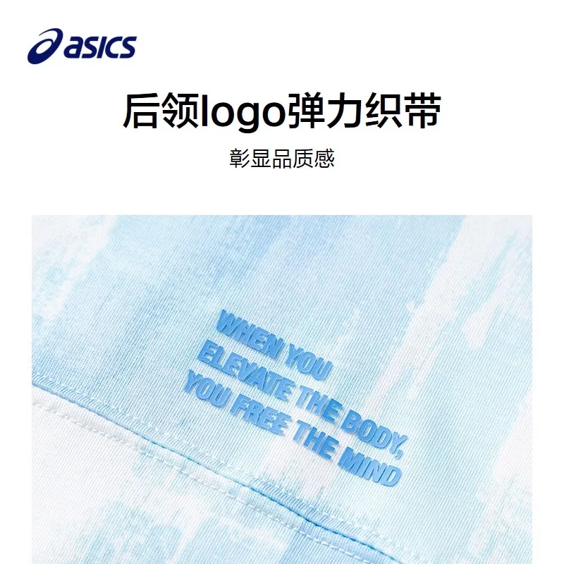 Детская футболка с принтом Urban Trendy ASICS, Blue Floral Color — фото 4