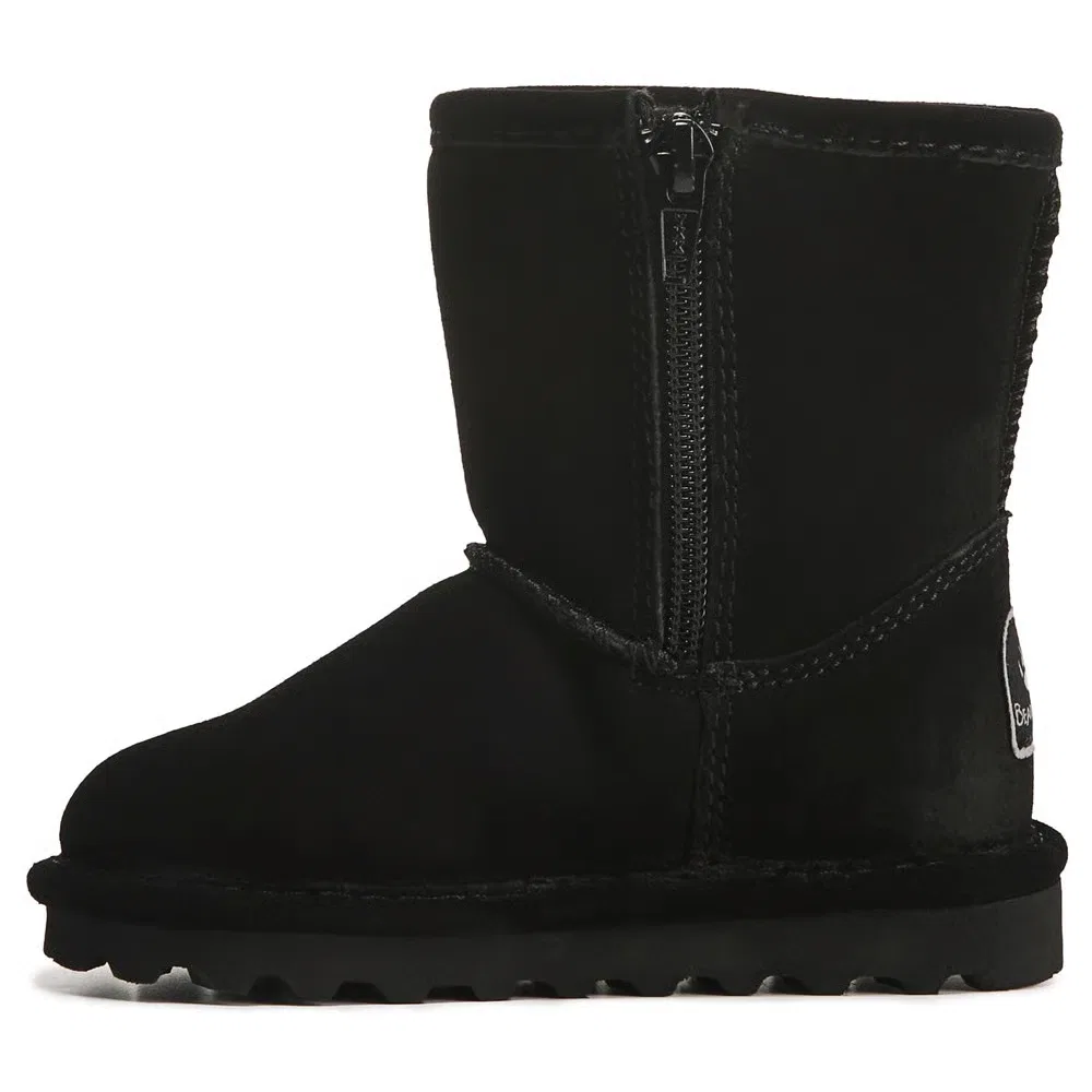 Детские короткие водонепроницаемые ботинки Elle на молнии для малышей Bearpaw, Black — фото 3