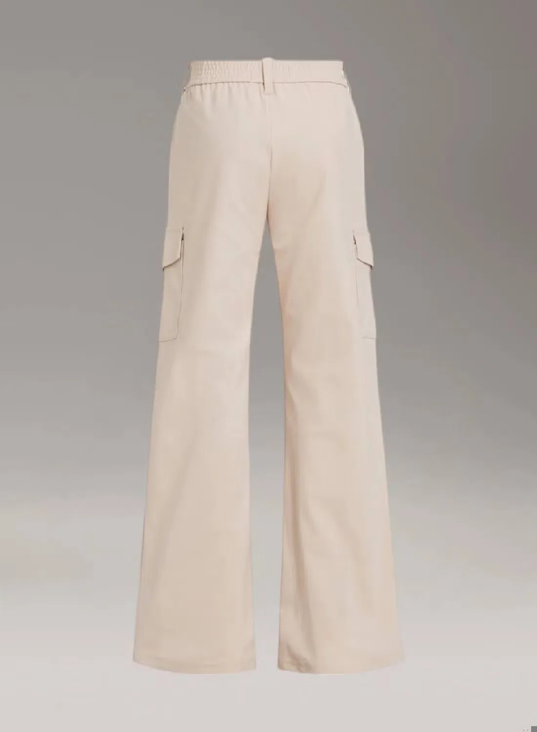 Брюки карго с внутренним карманом Flared cargo pants Calvin Klein Jeans, серый — фото 2
