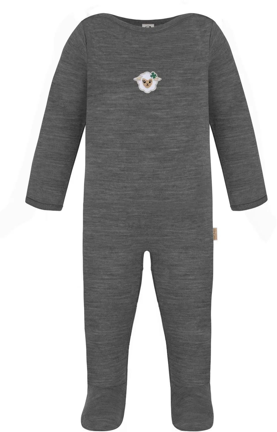 Боди-комбинезон детский из мериносовой шерсти Levin Normani Outdoor Sports, антрацитовый
