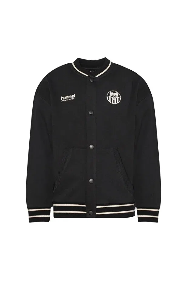 Детская куртка для девочек с принтом Ajose bomber Hummel, Black — фото 2