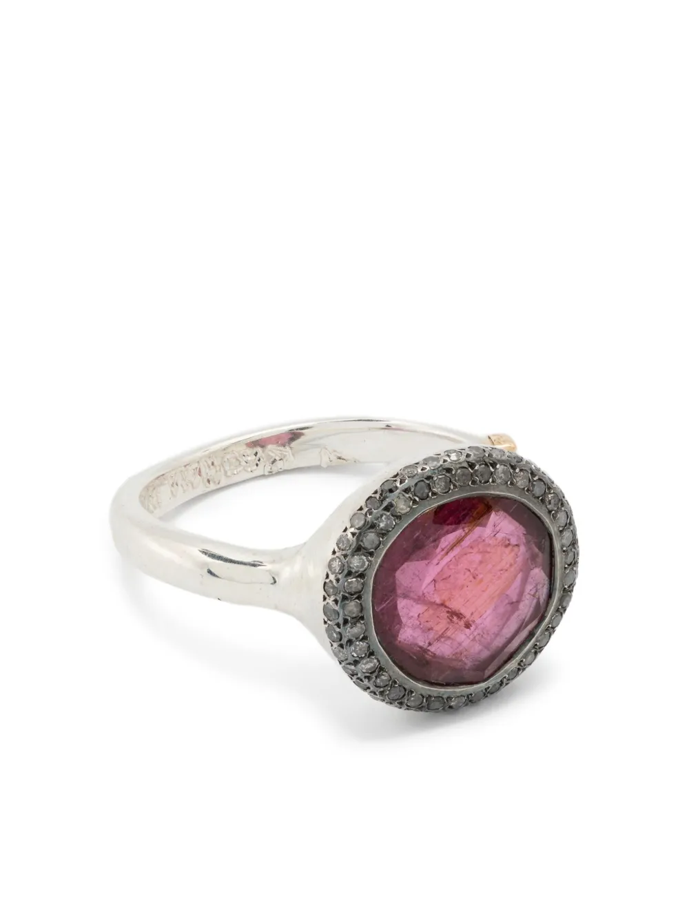 

Кольцо с турмалином и бриллиантами Rosa Maria, серебряный