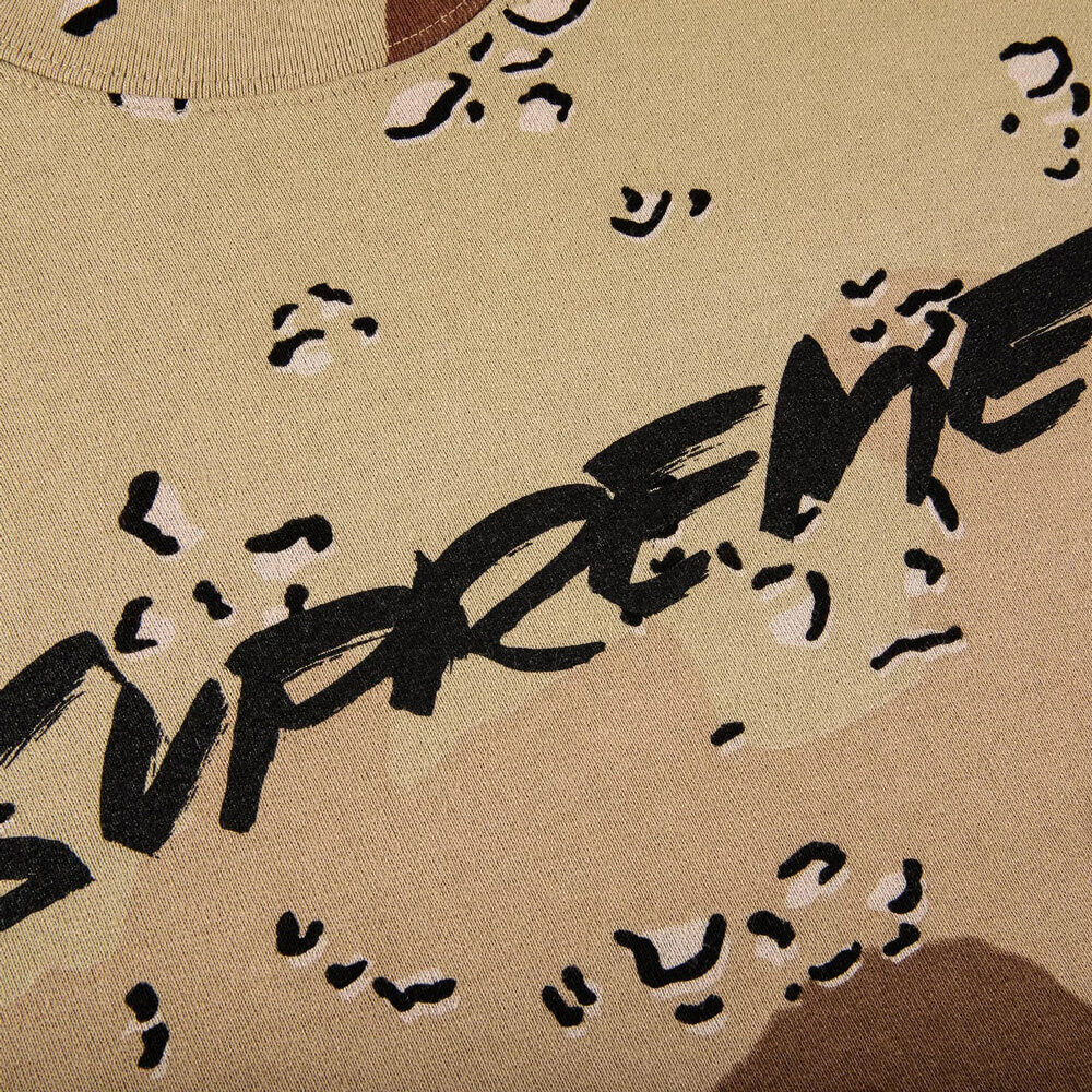 Свитшот Supreme Futura Logo Crewneck, коричневый — фото 3
