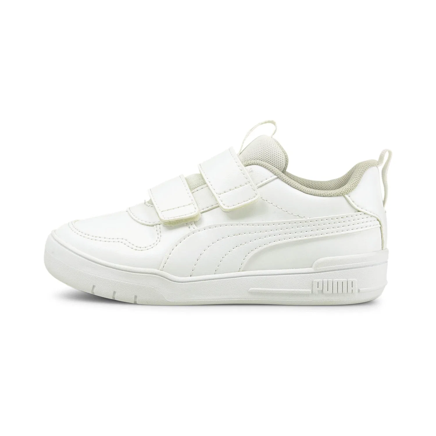 Детские кроссовки для мальчиков с липучкой Multiflex Sl V Ps PUMA PUMA White