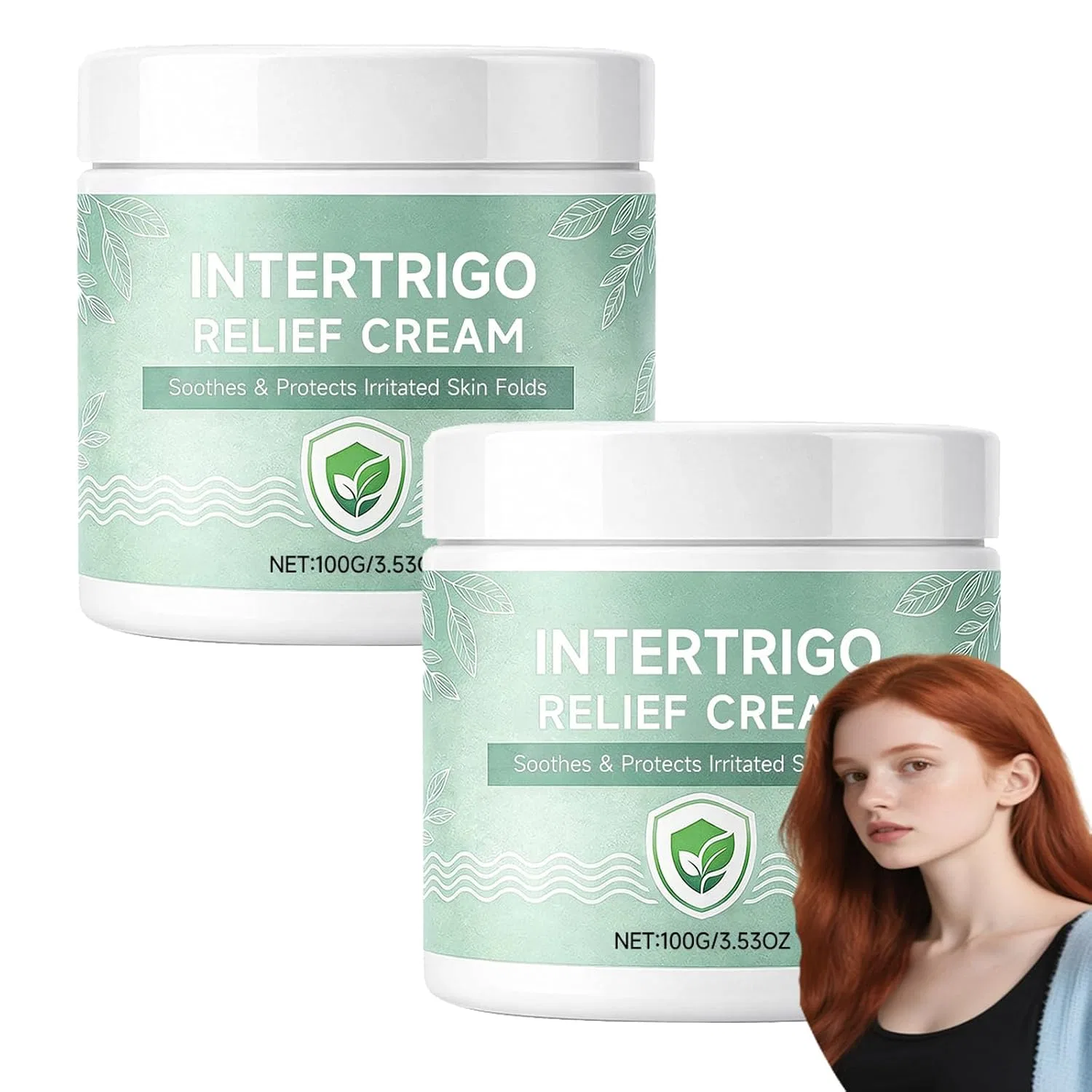 Крем от опрелостей Intertrigo, увлажняющий, XINRAN, 2 шт, 100 г