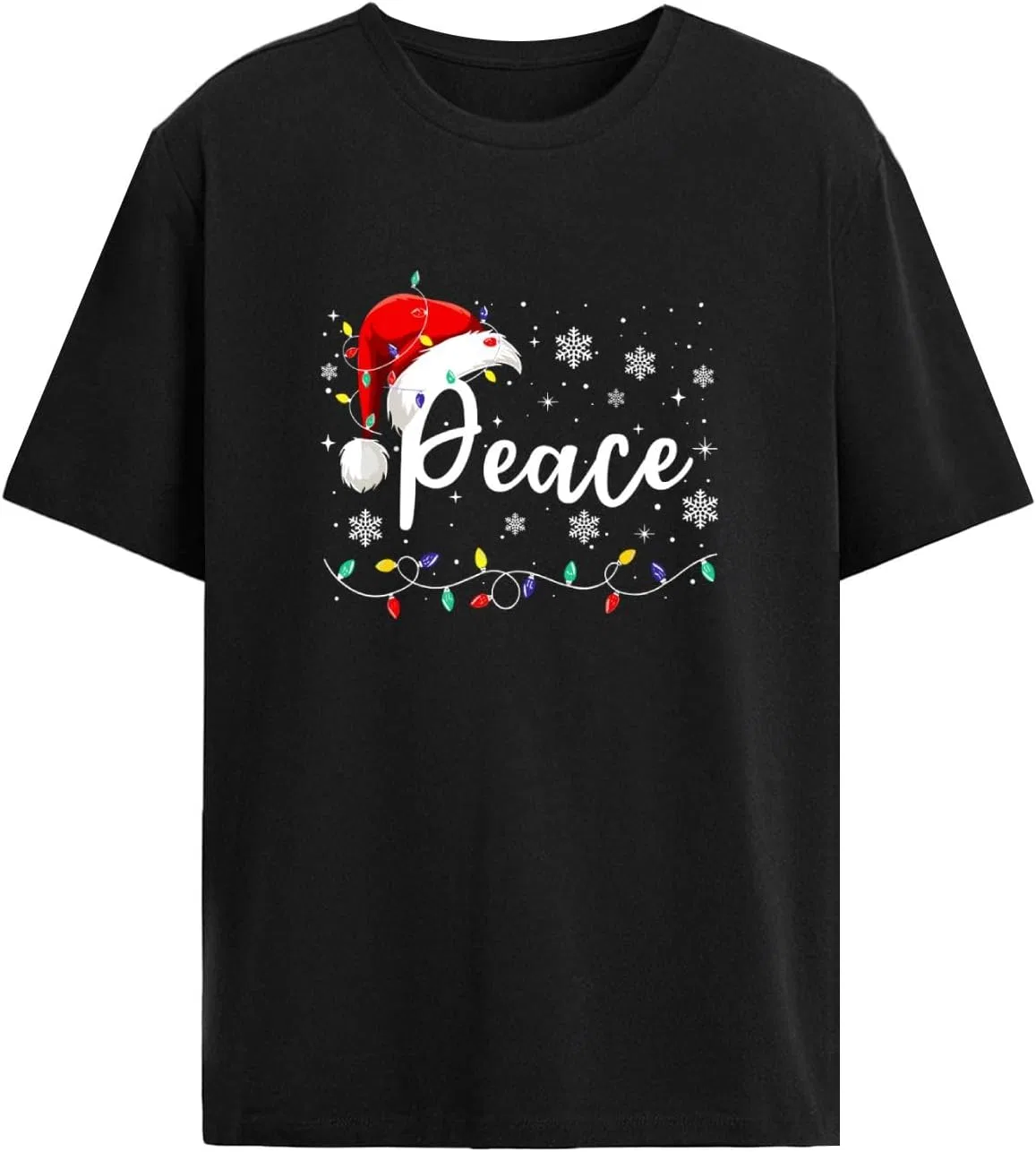 Мужская футболка с принтом i come in peace, Black