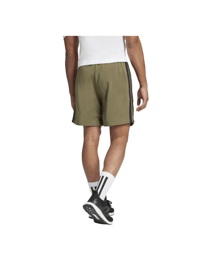 Шорты с классическими 3 полосками Adidas, зеленый — фото 3