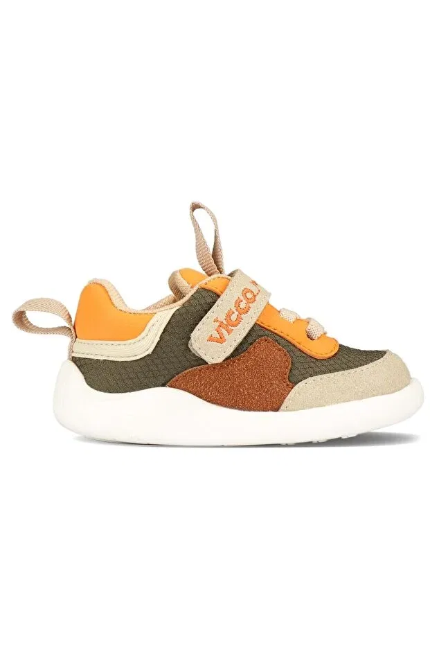 Детские ортопедические спортивные кроссовки с липучкой Vicco, Khaki — фото 3
