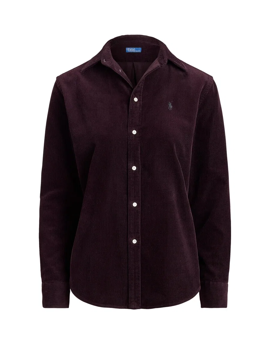 Блузка Polo Ralph Lauren '14 WALE' цвета карминно-красный