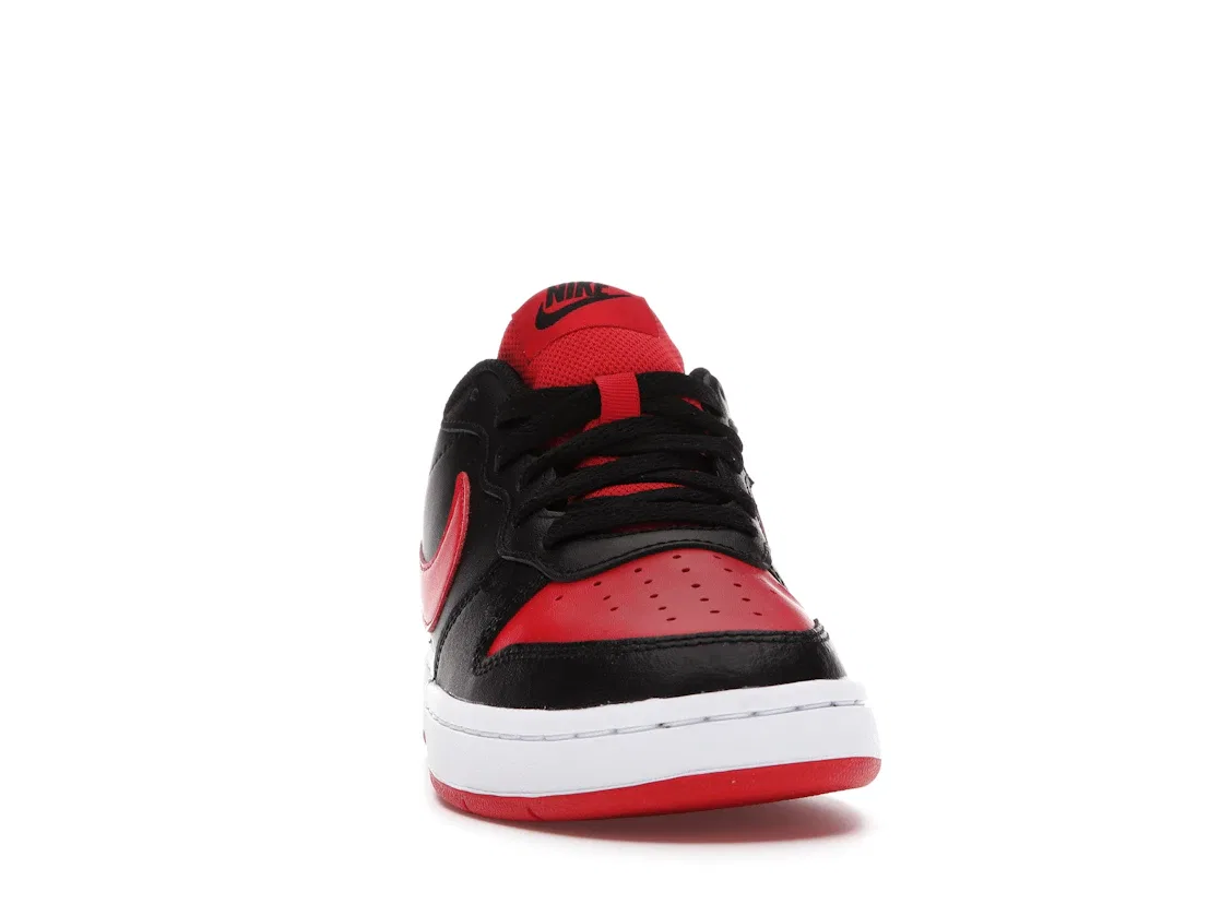 Детские кроссовки Lifestyle Nike Court Borough Low 2, Black/University Red/White — фото 2