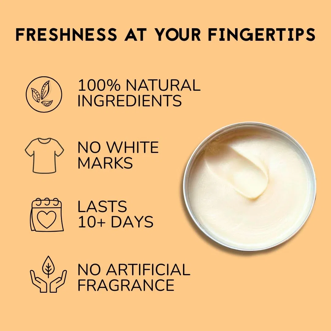 Дезодорант кремовый Tangerine, the natural DEODORANT co, 10 г — фото 3