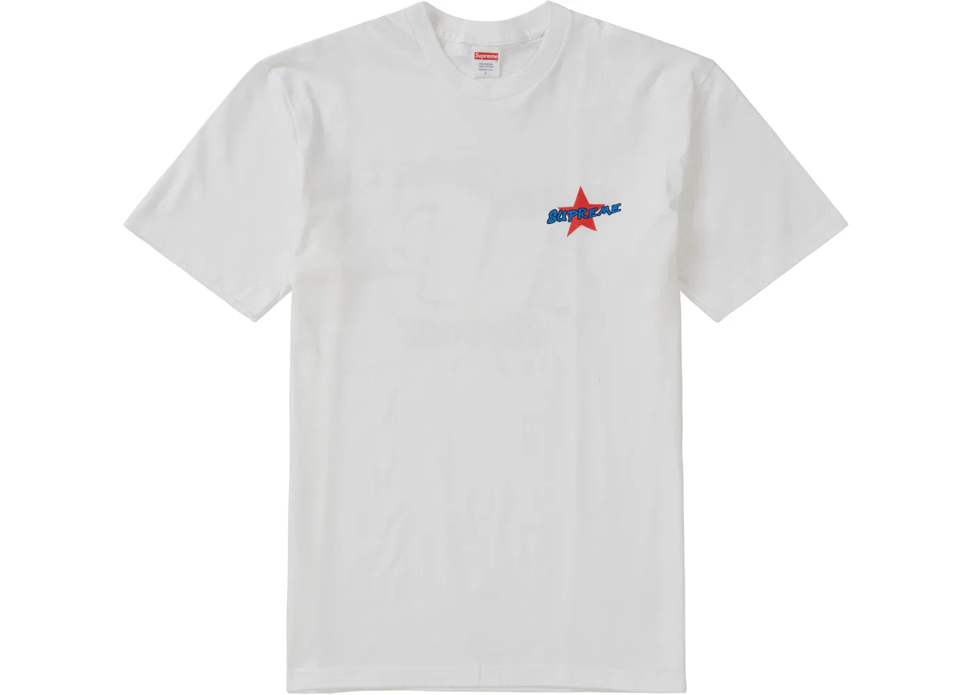 Мужская футболка с принтом Money Power Respect Supreme, White