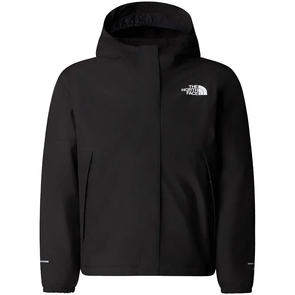 Детский дождевик для девочек с капюшоном The north face Warm Antora, Black