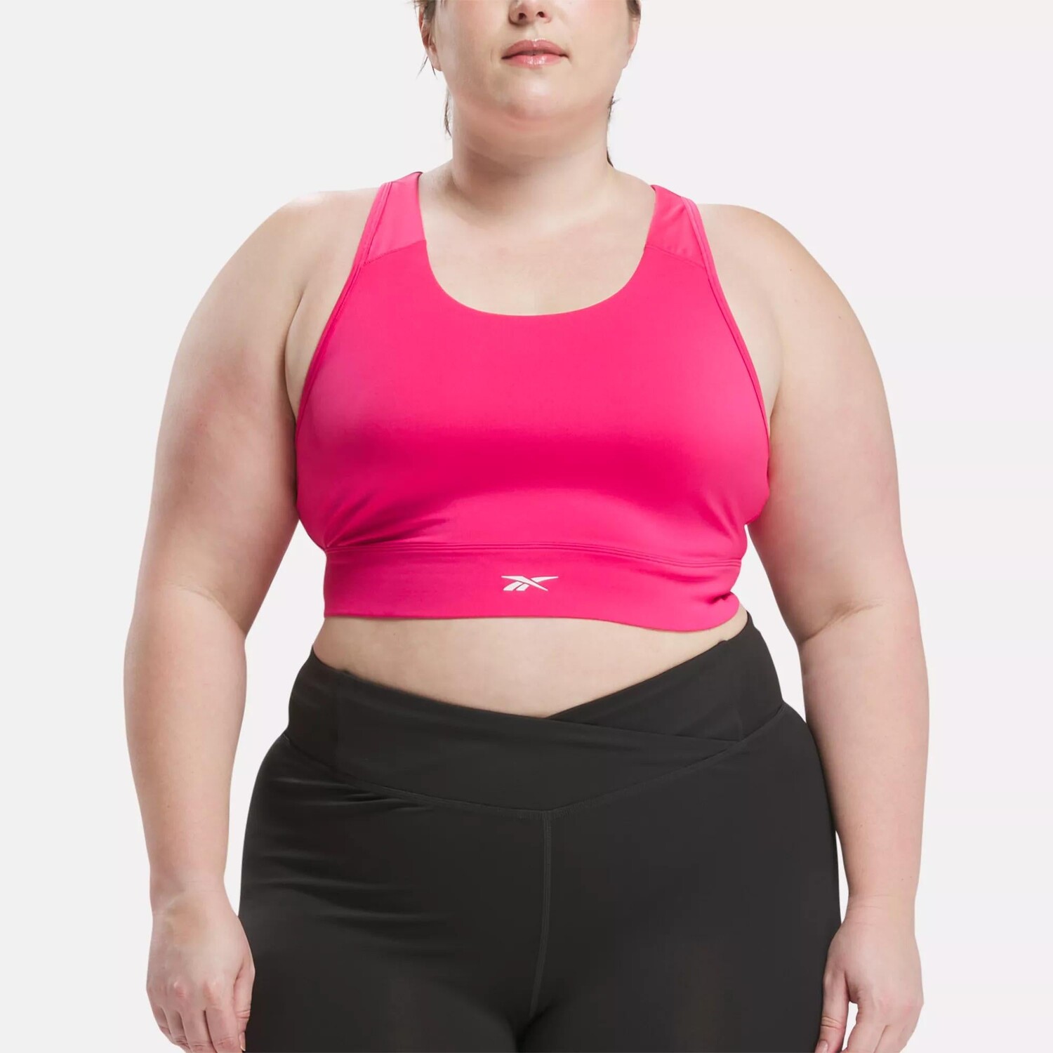 

Бюстгальтер с высокой поддержкой ID Train (большие размеры) Reebok, цвет Bold Pink