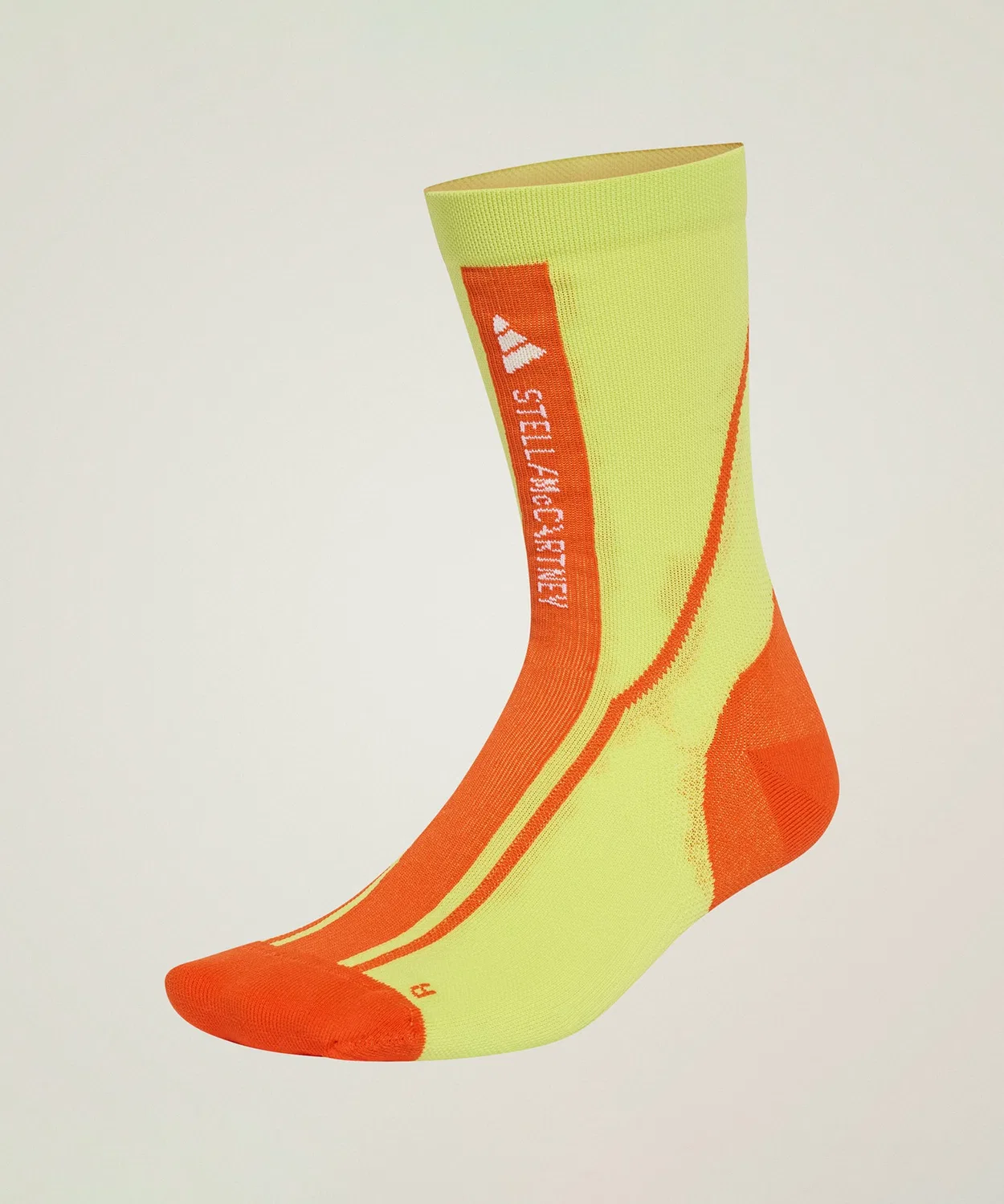Носки спортивные с поддержкой свода стопы, модель Stella McCartney Adidas, Yellow
