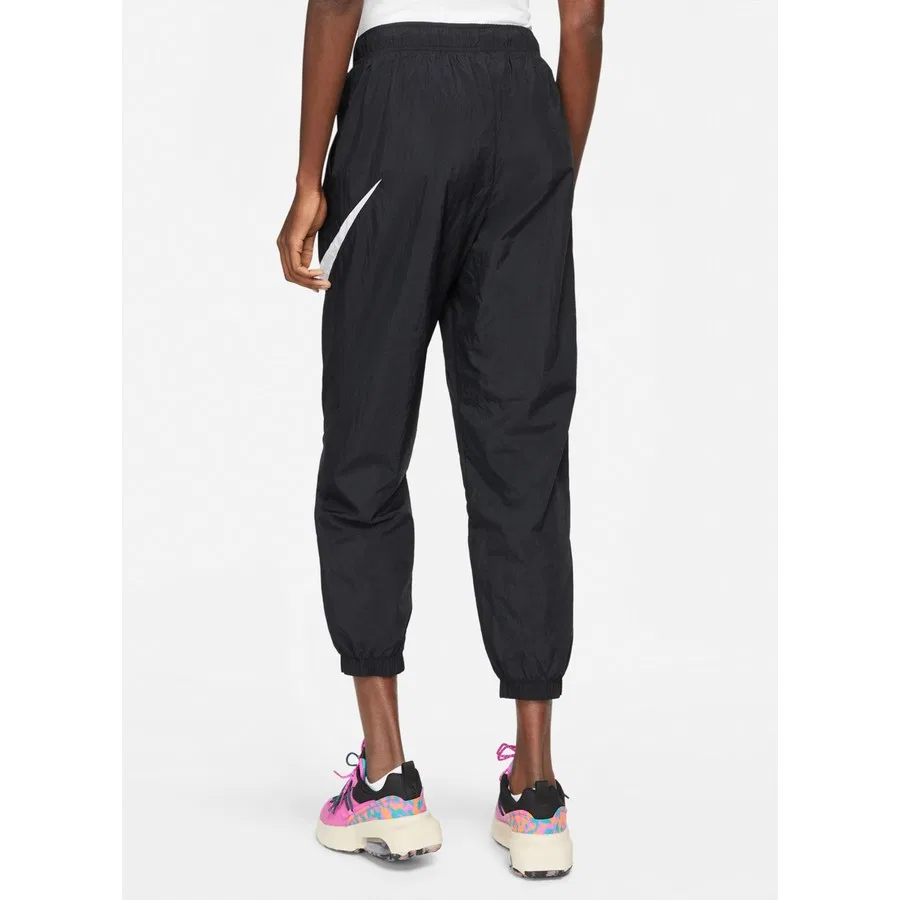 Женские спортивные брюки свободного кроя с принтом Swoosh Nike Sportswear Essential Easy, Черный — фото 2