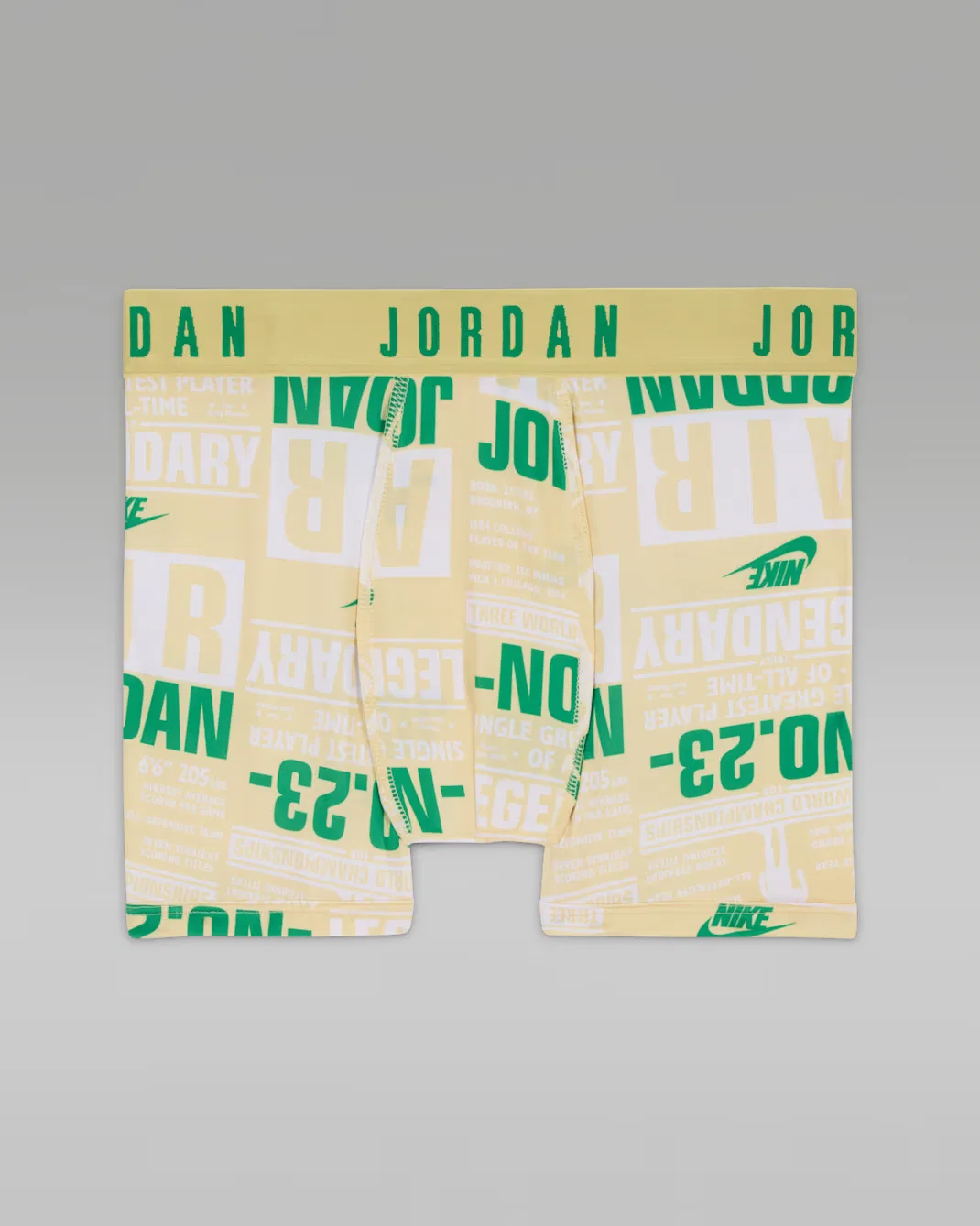Комплект из двух трусов-боксеров Dri-FIT с принтом для детей постарше Jordan, Lemon Wash — фото 2