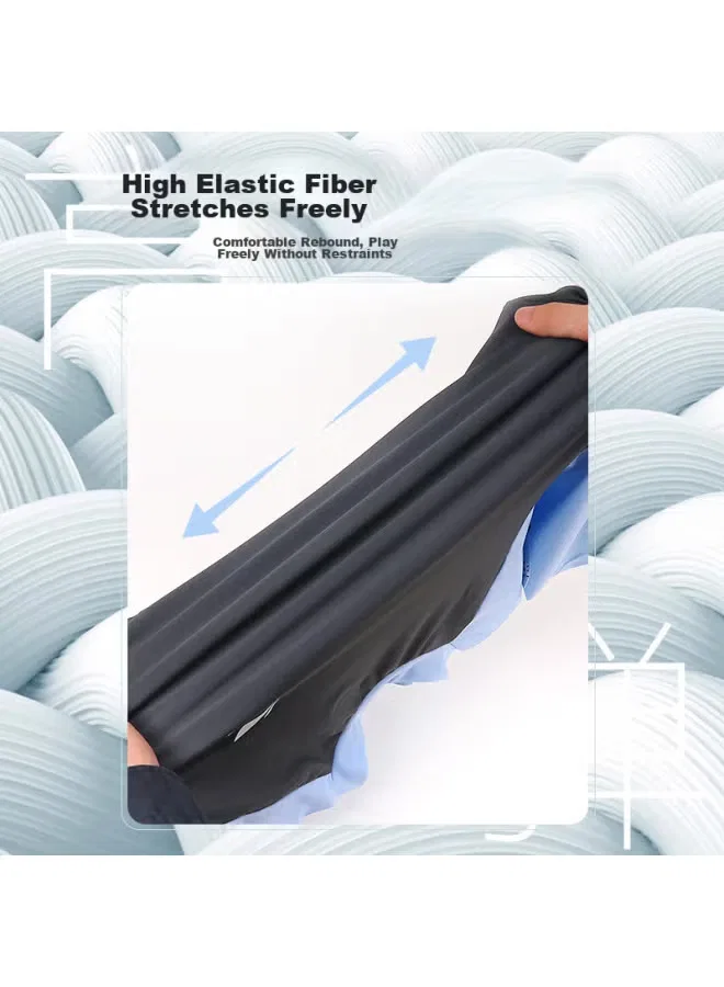 Комплект для плавания для мальчиков с очками и шапочкой, модель 383, Li-Ning, серо-синий — фото 4