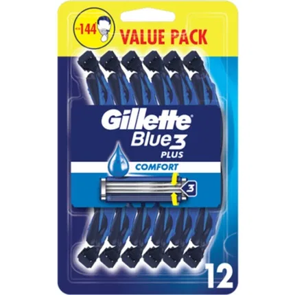 Мужская бритва с эргономичной ручкой Blue3 Comfort Gillette